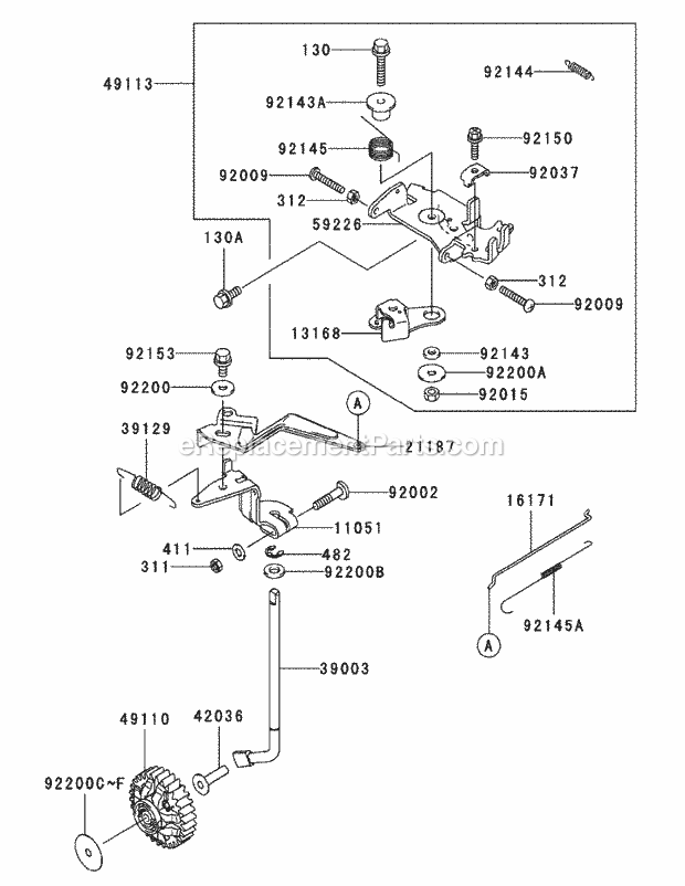 Fd791d-Cs05 Control Equipment Diagram and Parts List for M60-KW 53AJ8CT6050 Cub Cadet Sprayer